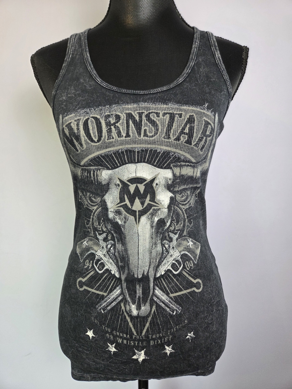 *Rare* Wornstar Outlaw Soft Ribbed Tanktop Ladies XLarge Retired Style